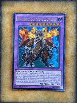 Yugioh Archfiend Black Skull Dragon CORE-EN048 Ultimate Rare 1st Ed LP - Image 1