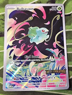 Bulbasaur 133 IR Pokemon Mega Evolution Stamped MEG EN 1 - Image 1