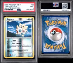 Togepi Reverse Holo Great Encounters #88/106 PSA 9 2008 Pokemon TCG - Image 3