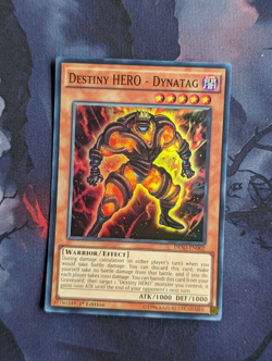 Yugioh 1st NM Destiny Hero - Dynatag DESO-EN002 Super Rare - Image 1