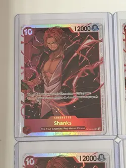 Shanks OP09-004 Premium Booster The Best Vol. 2 - 4 Foil Card Play Set One Piece - Image 2