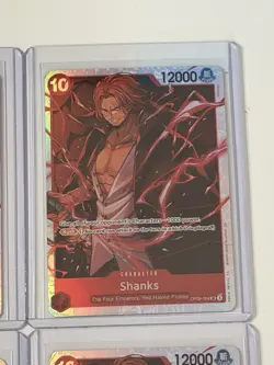 Shanks OP09-004 Premium Booster The Best Vol. 2 - 4 Foil Card Play Set One Piece - Image 3