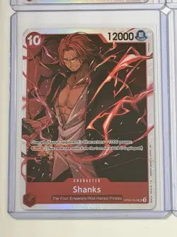 Shanks OP09-004 Premium Booster The Best Vol. 2 - 4 Foil Card Play Set One Piece - Image 4