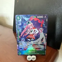 Perona (Alt Art) OP14-033 SR The Azure Sea's Seven ONE PIECE TCG English NM/M - Image 1