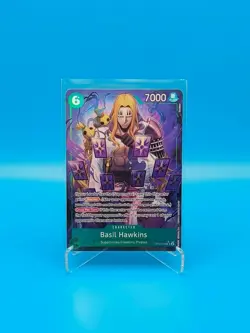ONE PIECE Card Game TCG / Basil Hawkins OP07-029 V.2 / ENG Alternate Art NM - Image 1