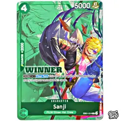 One Piece Card Sanji EB01-014 Tournament Pack 2025 Vol.1 Winner Promo English - Image 1