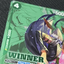 One Piece Card Sanji EB01-014 Tournament Pack 2025 Vol.1 Winner Promo English - Image 3