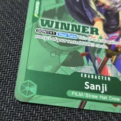 One Piece Card Sanji EB01-014 Tournament Pack 2025 Vol.1 Winner Promo English - Image 4