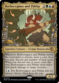Borborygmos and Fblthp (Showcase) March of the Machine NM CARD ABUGames - Image 1