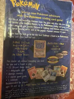 Pokemon Trading Card Game 2-Player Card Game Starter Set 1999 Factory Sealed - Image 5