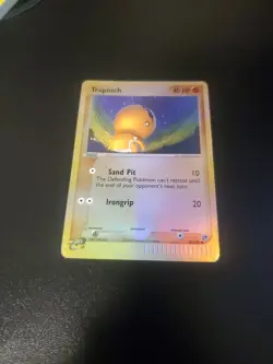 Pokemon Trapinch 82/100 EX Sandstorm Reverse Holo Common 40 HP Card - Image 1