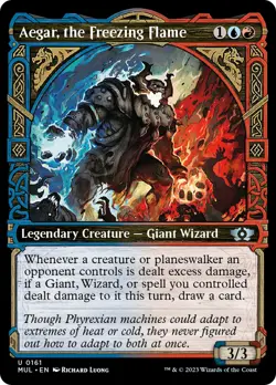 Aegar, the Freezing Flame (HALO 161) FOIL Multiverse Legends NM CARD ABUGames - Image 1