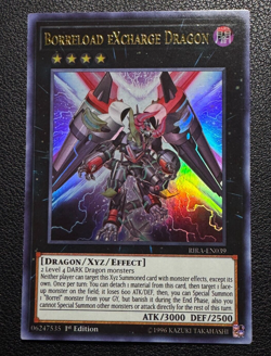 Yugioh! Borreload eXcharge Dragon - RIRA-EN039 - Ultra Rare - 1st Edition NM - Image 1