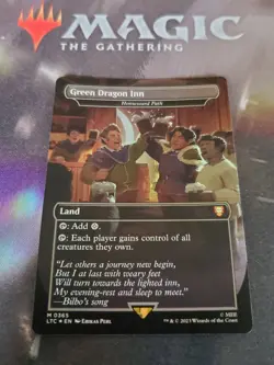 Mtg. Green Dragon Inn - Homeward Path. Foil. Lord of the Rings. Pack Fresh - Image 1