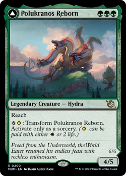 Polukranos Reborn / Polukranos, Engine of Ruin FOIL March of the Machine NM - Image 1