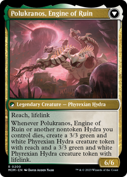 Polukranos Reborn / Polukranos, Engine of Ruin FOIL March of the Machine NM - Image 2