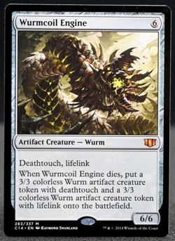Wurmcoil Engine Commander 2014 MTG Artifact Creature Wurm LP - Image 1