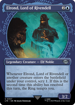 Elrond, Lord of Rivendell Showcase FOIL LOTR Tales of Middle-earth NM - Image 1