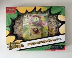 Pokemon TCG Mega Evolution Ascended Heroes Mega Meganium ex Box New & Sealed - Image 1