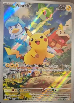 Pikachu Promo Card Scarlet & Violet 027/031 Sealed Pokemon TCG - Image 1