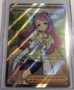 Pokemon - Miriam - Scarlet & Violet 238/198 Full Art Trainer - Free Shipping - Image 2