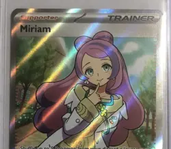 Pokemon - Miriam - Scarlet & Violet 238/198 Full Art Trainer - Free Shipping - Image 3