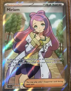 Pokemon - Miriam - Scarlet & Violet 238/198 Full Art Trainer - Free Shipping - Image 5