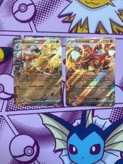 Pokemon TCG - Blaziken ex 024/159 & Volcanion ex 031/159 - Journey Together - NM - Image 1