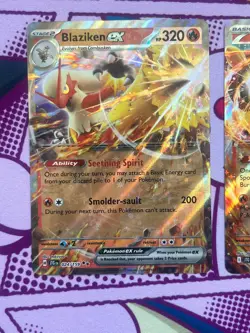 Pokemon TCG - Blaziken ex 024/159 & Volcanion ex 031/159 - Journey Together - NM - Image 2