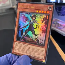 Yugioh K9-17 Izuna JUSH-EN031 (Ultra Rare) Justice Hunters - 1st Edition - Mint - Image 1