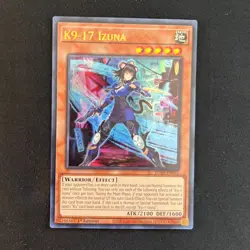 Yugioh K9-17 Izuna JUSH-EN031 (Ultra Rare) Justice Hunters - 1st Edition - Mint - Image 5