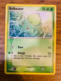 LP! Bulbasaur (55/112) EX FireRed & LeafGreen Non Holo Regular Pokemon Card! - Image 1