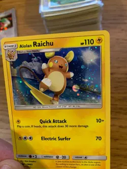 NM! Raichu SM65 Sun & Moon Cosmos Holo Black Star Promo Pokemon Card! - Image 4