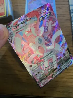 NM! Sylveon VMAX (075/203) Evolving Skies Holo Ultra Rare Pokemon Card! - Image 3