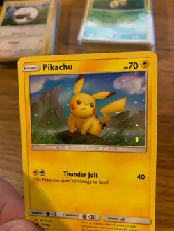 NM! Pikachu SM183 Sun & Moon Cosmos Holo Black Star Promo Pokemon Card! - Image 4