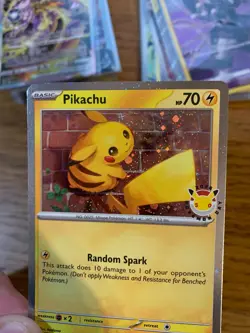 NM! Pikachu 051/162 Pokemon Day 2026 Stamped Cosmos Holo Black Star Promo Card! - Image 4