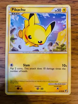 NM! Pikachu (61/90) HS Undaunted Non Holo Regular Pokemon Card! FAST P&P! - Image 1