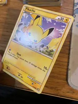 NM! Pikachu (61/90) HS Undaunted Non Holo Regular Pokemon Card! FAST P&P! - Image 4