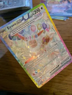 NM! Eevee ex (167/131) Prismatic Evolutions Special Illustration Pokemon Card! - Image 3
