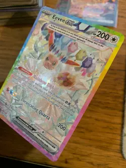 NM! Eevee ex (167/131) Prismatic Evolutions Special Illustration Pokemon Card! - Image 4