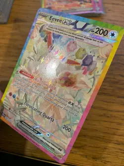 NM! Eevee ex (167/131) Prismatic Evolutions Special Illustration Pokemon Card! - Image 4