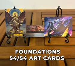 Magic the Gathering Foundations MTG Art Cards – Complete 54-Card Set (No Stamp) - Image 1