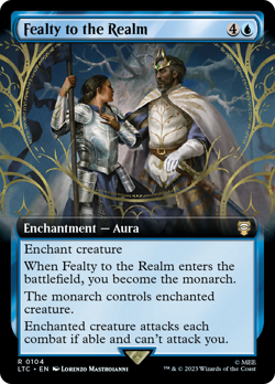 Fealty to the Realm Extended Art LOTR Tales of Middle-earth CMDR NM - Image 1
