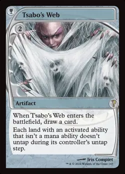 MTG Mystery Booster 2 Tsabo's Web #143 - Image 1