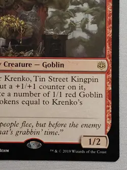 Krenko, Tin Street Kingpin War of the Spark Regular - Image 5