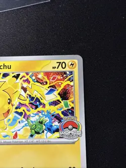 Pikachu SVP 225 - Pokemon TCG Black Star Promo World Championship 2025 Stamp NM - Image 3
