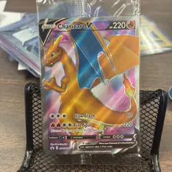 Pokemon Champions Path Charizard V SWSH050 Promo Full Art Card Sealed - Image 1
