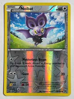 Noibat 132/162 Reverse Holo - XY - BREAKthrough Pokemon Card NM - Image 1