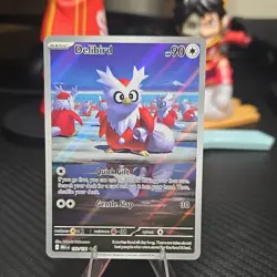 Pokemon TCG Delibird Illustration Rare 152/132 Me01 Holo Basic Bird 90 HP - Image 1
