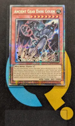 MP25-EN003 Ancient Gear Dark Golem Starlight Rare 1st Edition YuGiOh - Image 1